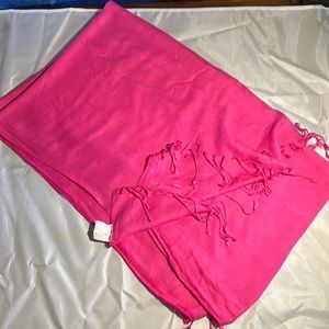 Hot pink pashmina shawl Vicose fabric wrap made in India scarves scarf